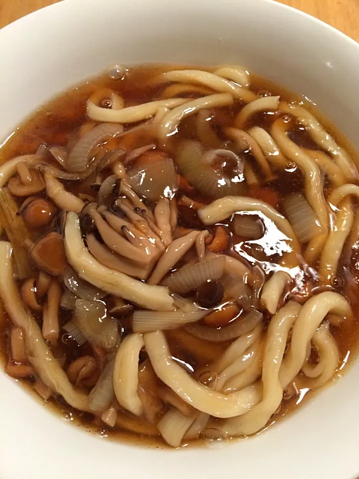 10/9/2014 キノコあん掛けうどん(^_^)|Jean Nobyさん