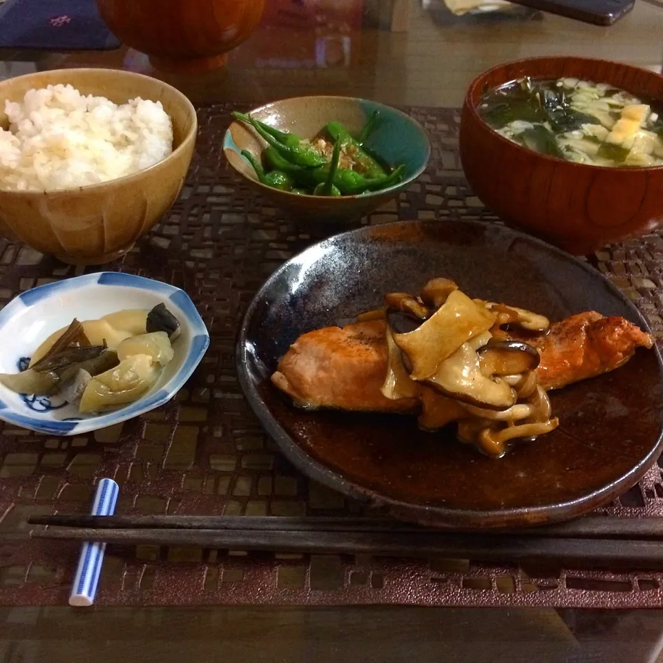 秋鮭のバター焼きポン酢定食|maruruさん