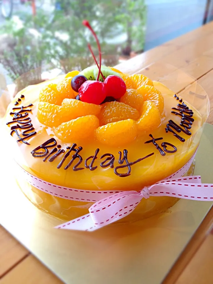 Mandarin orange cake|Je T'en Prie Coffeeさん