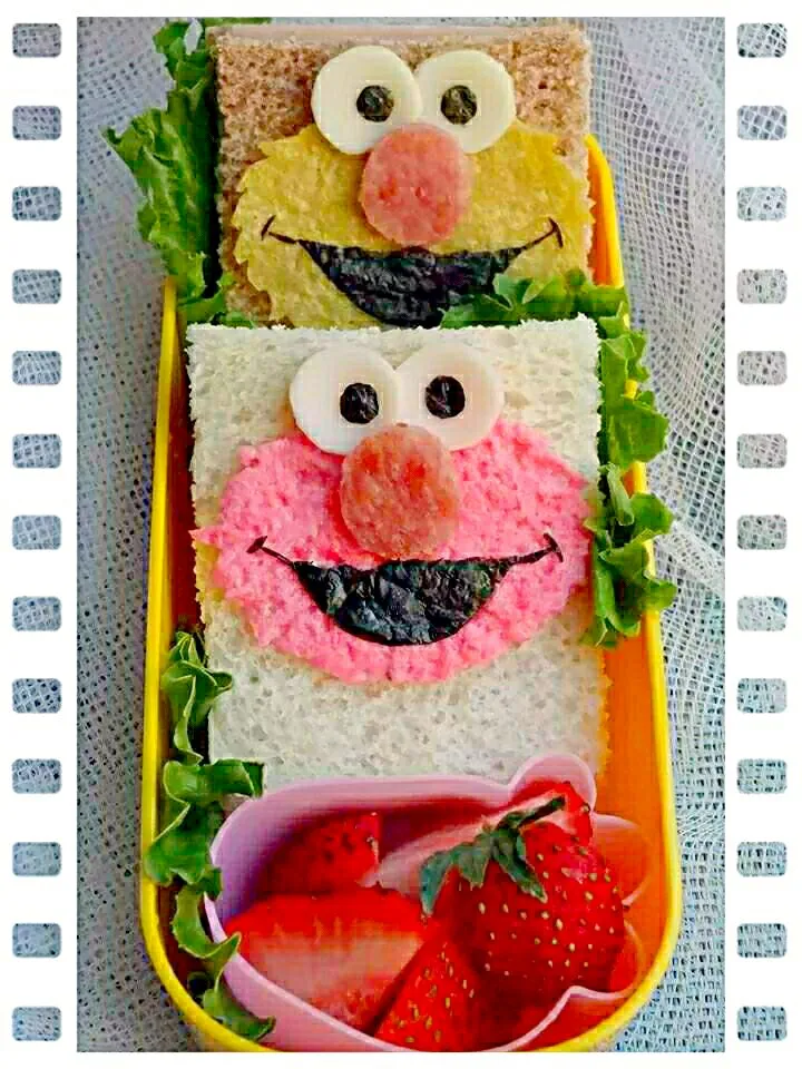 Sesame St. Sandwich! セサミストリート キャラ弁(o^^o)♪|The Reinhartsさん