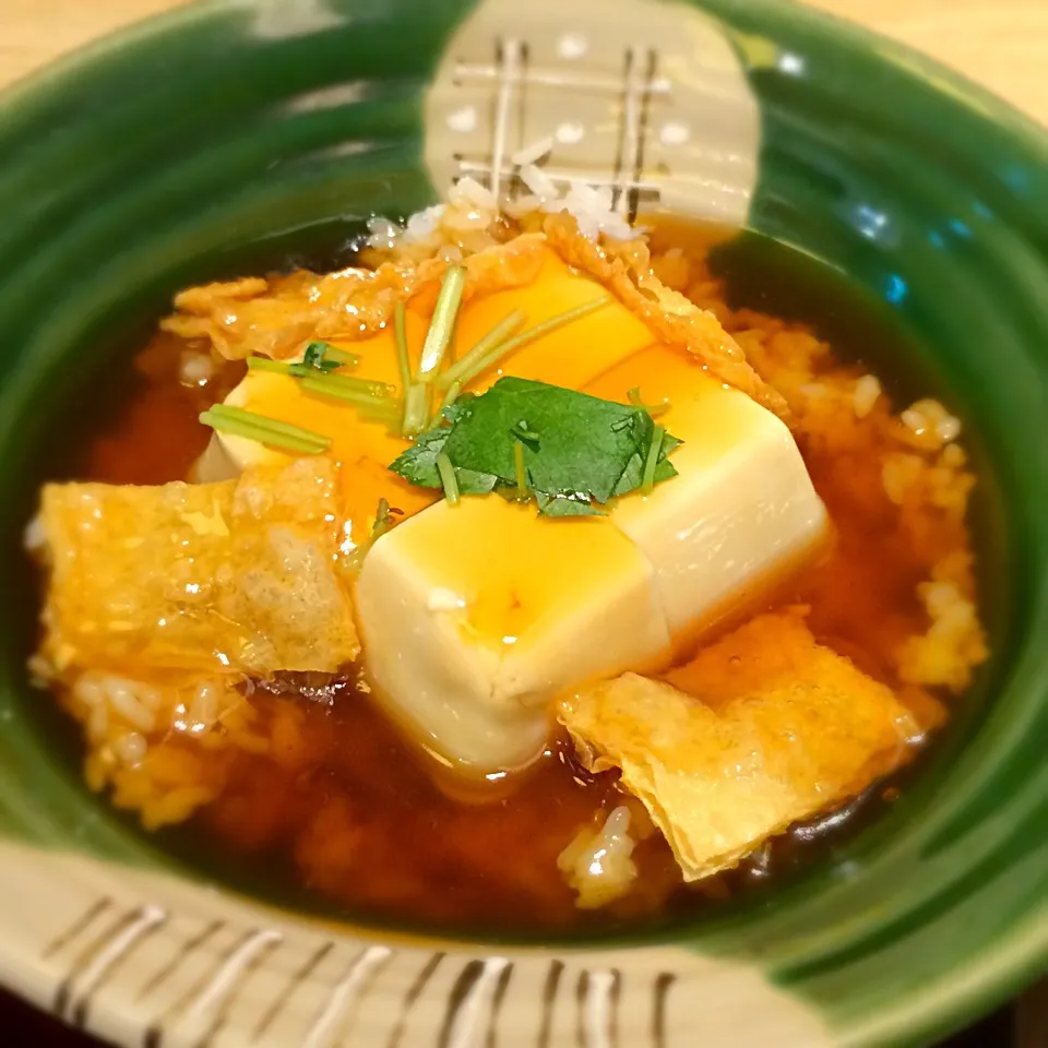 外食〜豆腐丼ぶり(^^)|pinkmamaさん