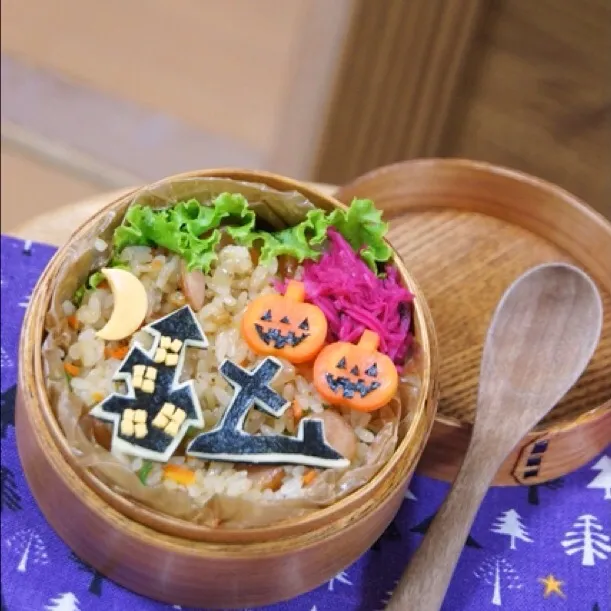 炒飯にハロウィンデコw|＊Haruna＊さん