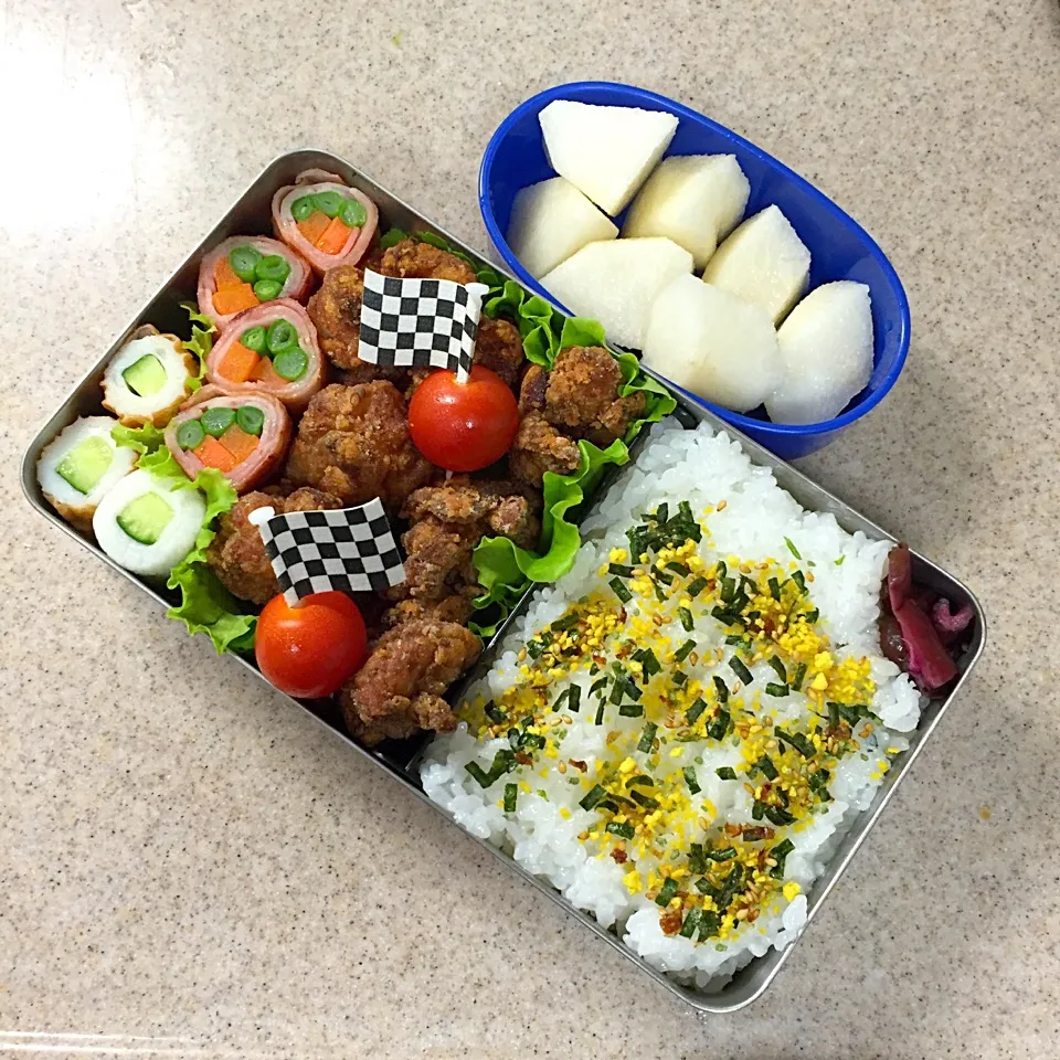 Snapdishの料理写真:小4男子 今日のお弁当|Kunicomさん