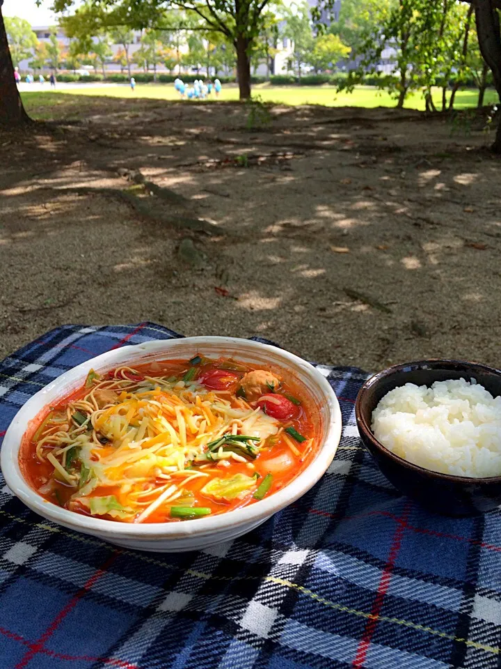 ピクニック・ランチ♬ (▰˘◡˘▰)☝︎|Yoshinobu Nakagawaさん