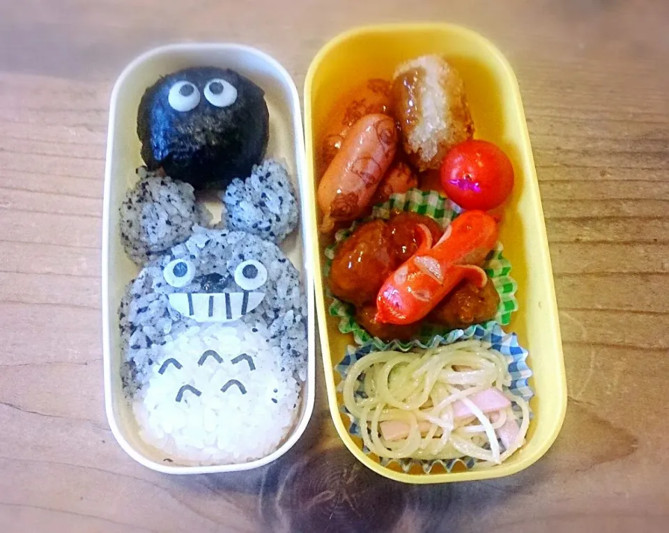 Snapdishの料理写真:息子の遠足弁当|はるなさん