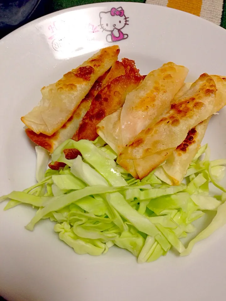 餃子の皮でチーズ揚げ|まいさん