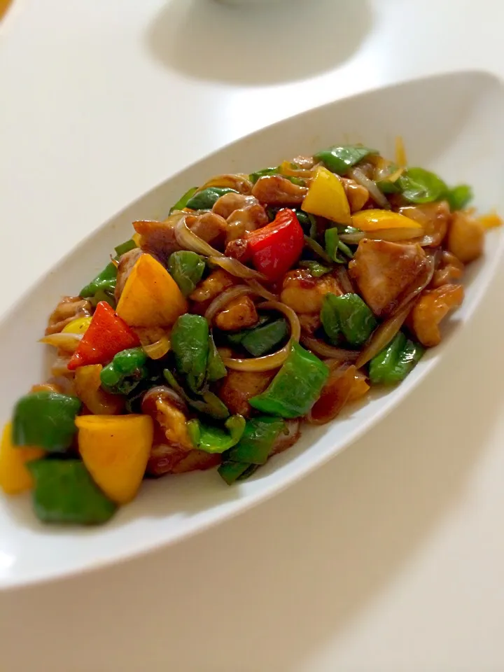 ピーマンと鶏肉の炒め物|Yuki Mizunoさん