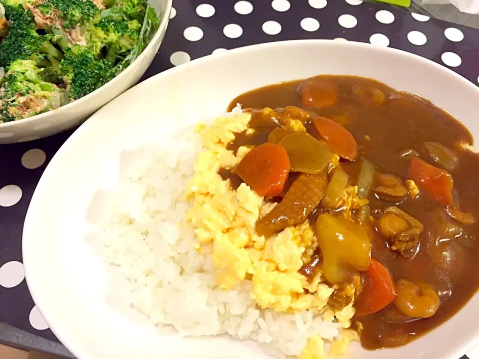 夕ご飯 オムカレー|naahoさん