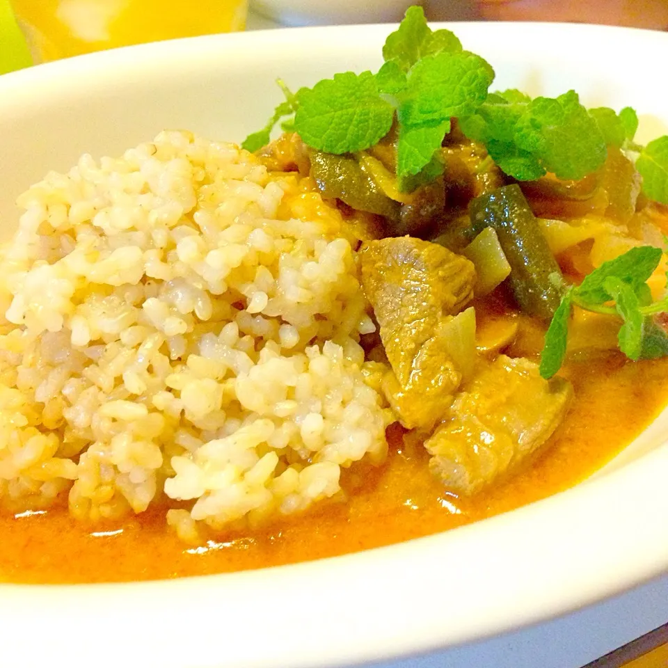 ラム肉のミントカレー|Tコさん