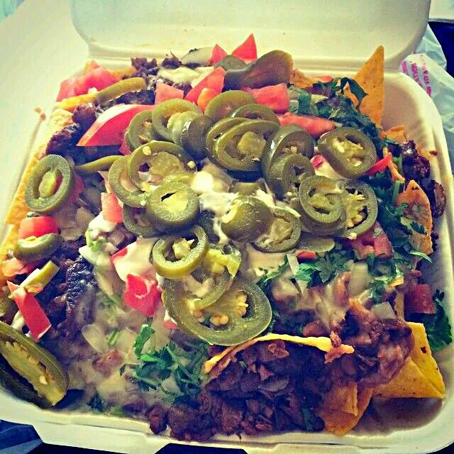 Snapdishの料理写真:#Lunch Loaded Nacho Salad 🔥 🔥 😋 Yummy in my tummy 😋|Alisha GodsglamGirl Matthewsさん