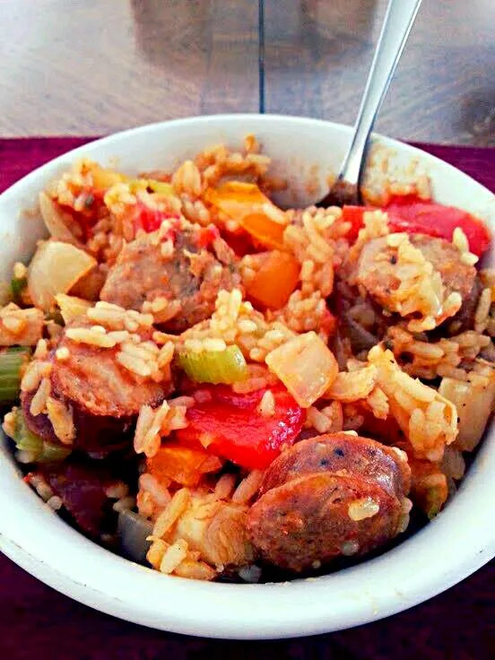 💛❤💛My mom made Cajun Jambalaya💛❤💛 I Love my Heritage & Culture 😍 👏 😍 I am #GumboOfSoul💛❤💛|Alisha GodsglamGirl Matthewsさん