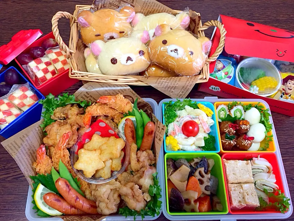 Snapdishの料理写真:幼稚園運動会弁当〜2014〜|まいつんさん