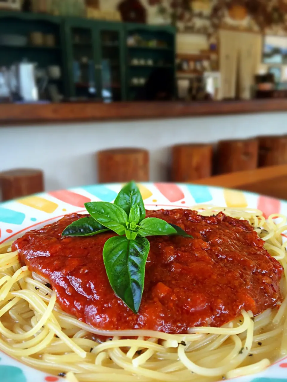 コーズとランチデトーʕ-̼͡-ʔお子様大好きミートソースーw🍝ʕ-̼͡-ʔ|七海さん