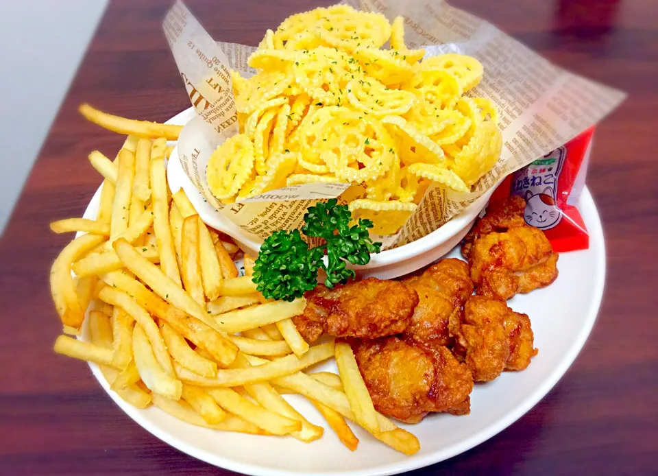 Fried Chicken & potato fries|Liezlさん