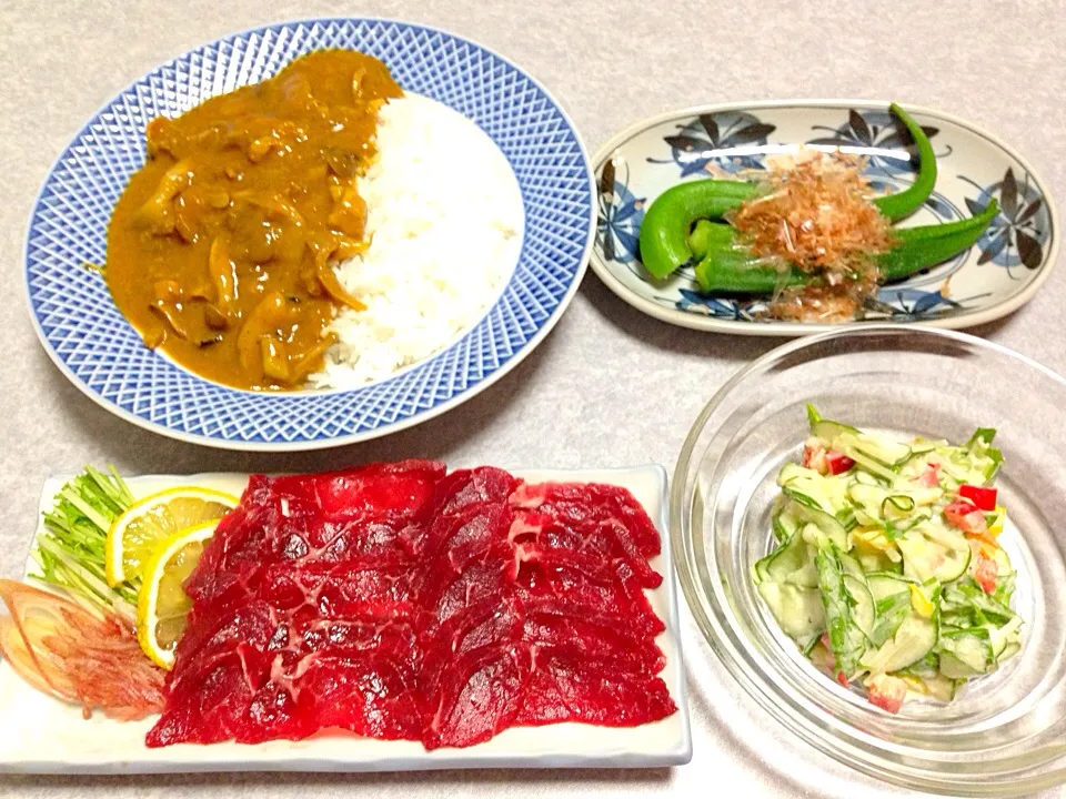 カレー…なのになぜか鯨もf^_^;)|Orie Uekiさん