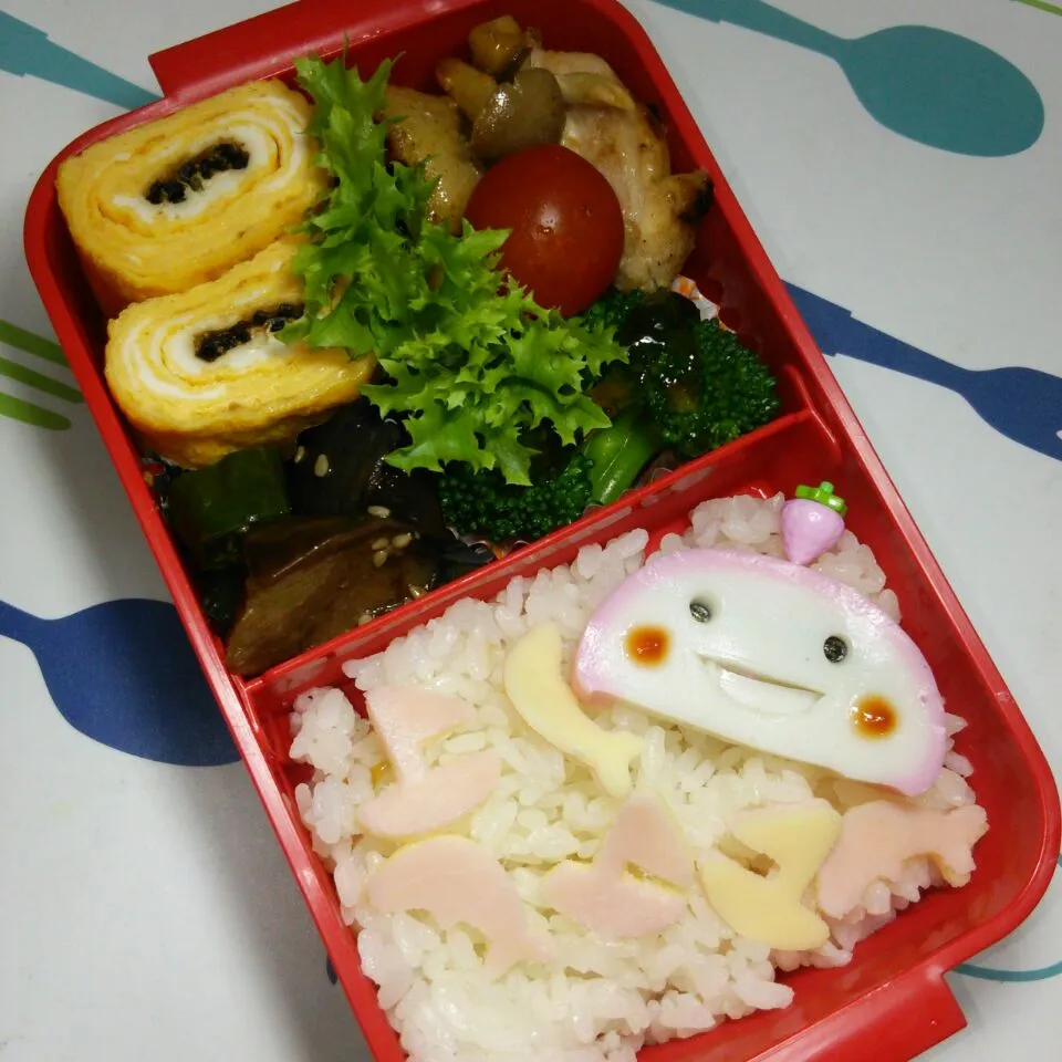 Snapdishの料理写真:10月12日　高校生女子部活弁当♪|クッキングおやぢさん