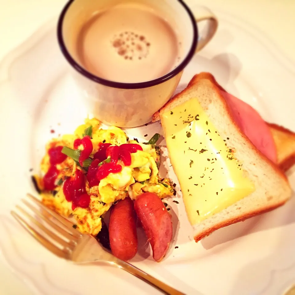 Snapdishの料理写真:朝ご飯|ちい( ^ω^ )さん