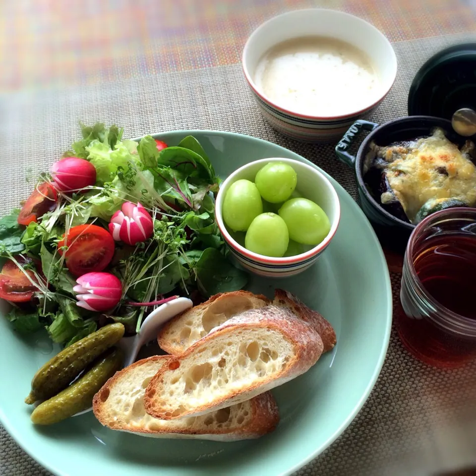 Snapdishの料理写真:今日の朝ごはん|ぺんぎんさん