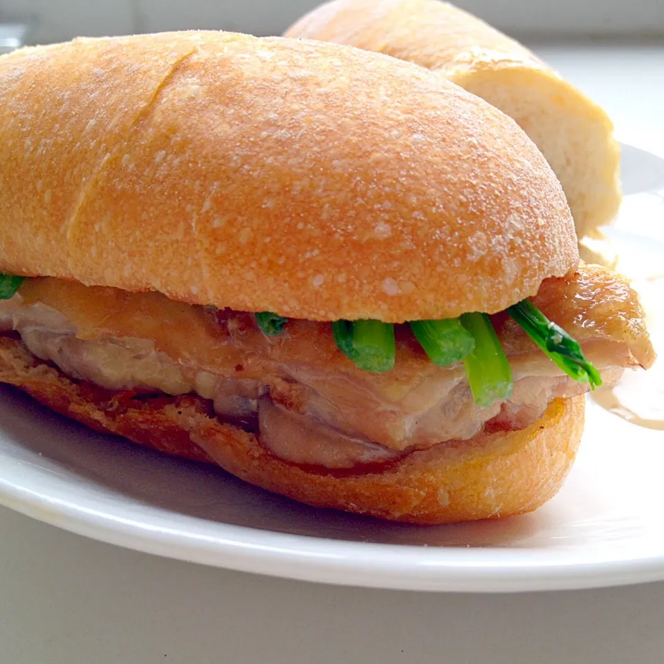 Snapdishの料理写真:Grilled chicken sandwich|Raeさん