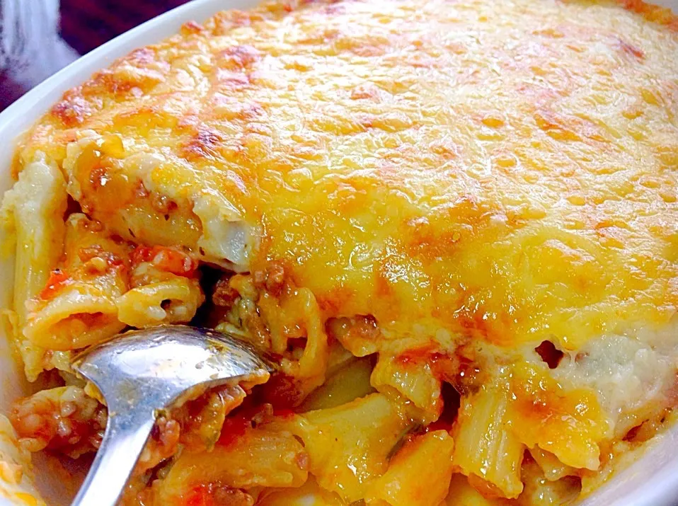 Baked macaroni and cheese|Qchannel Tachifujiさん