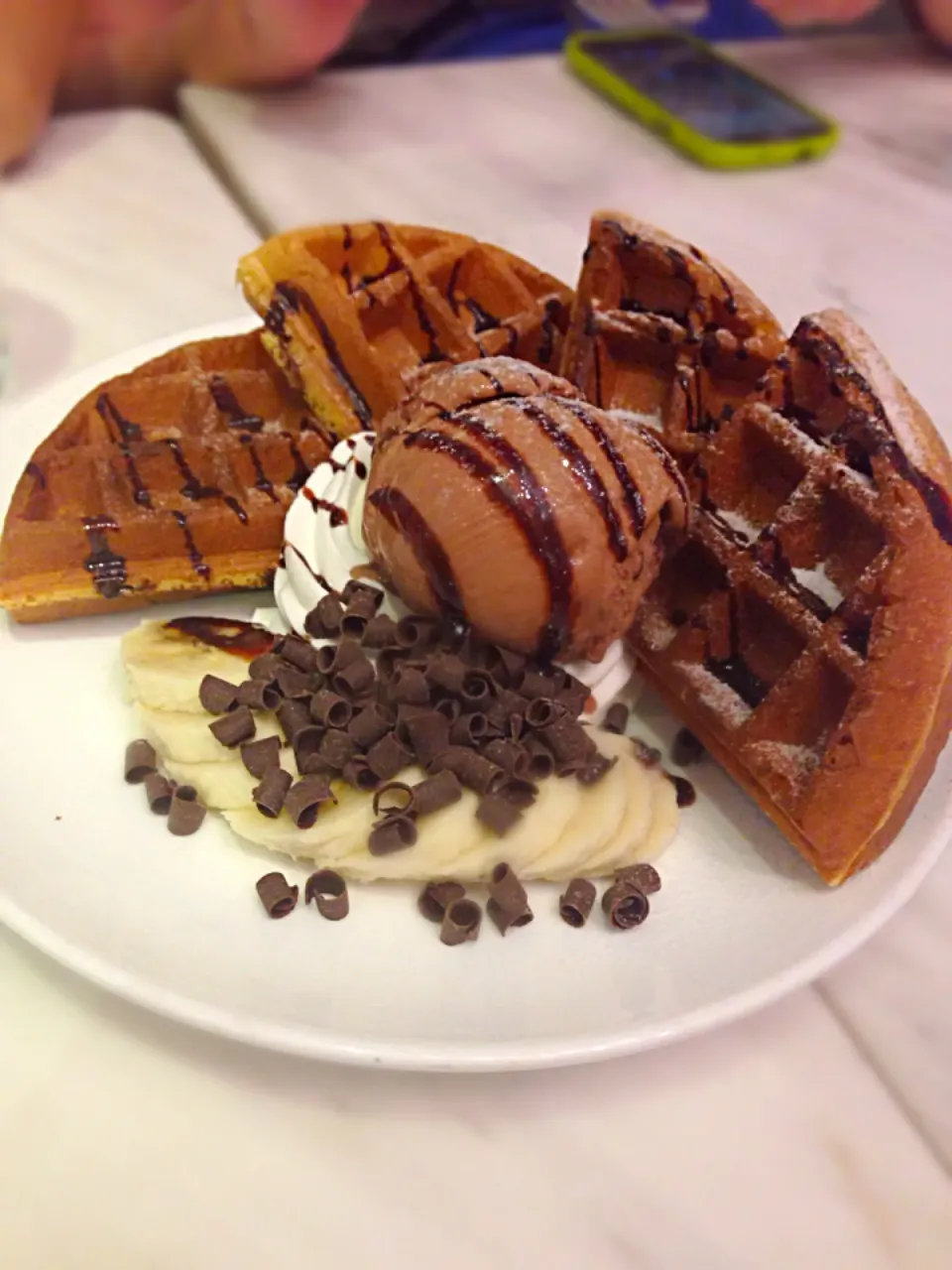 Banana Chocolate Waffle|willklhさん