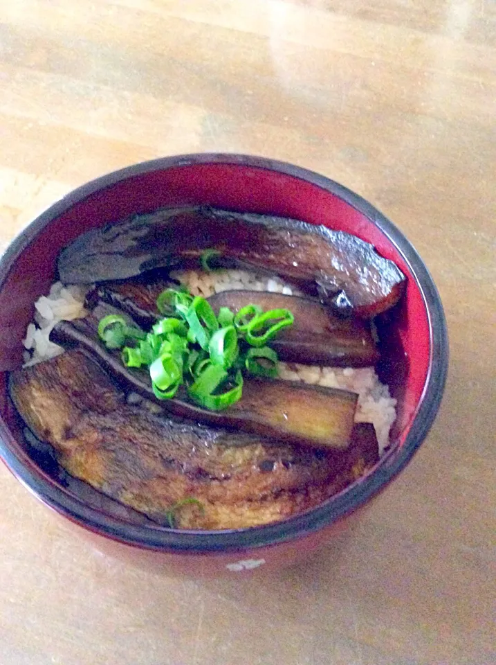 茄子の蒲焼き丼♫(^_^)v|Norio Fukudaさん