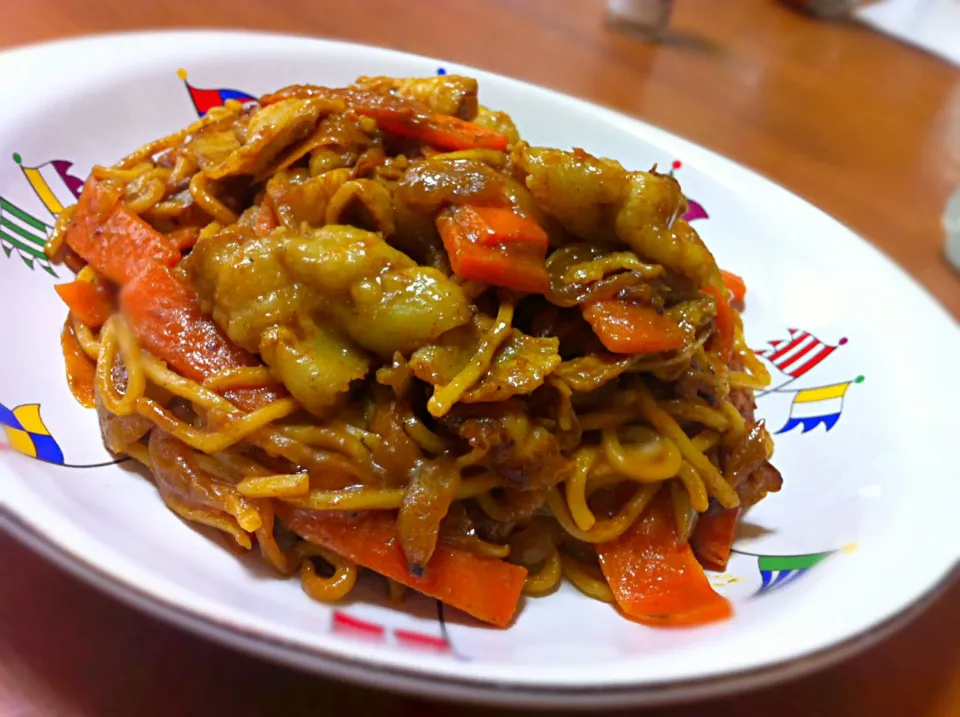 カレー焼きそば|かおちゃんさん