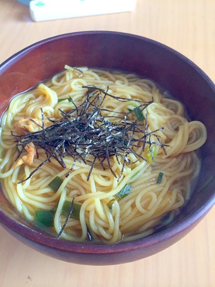 カレーそうめん|黒蜜きなこさん