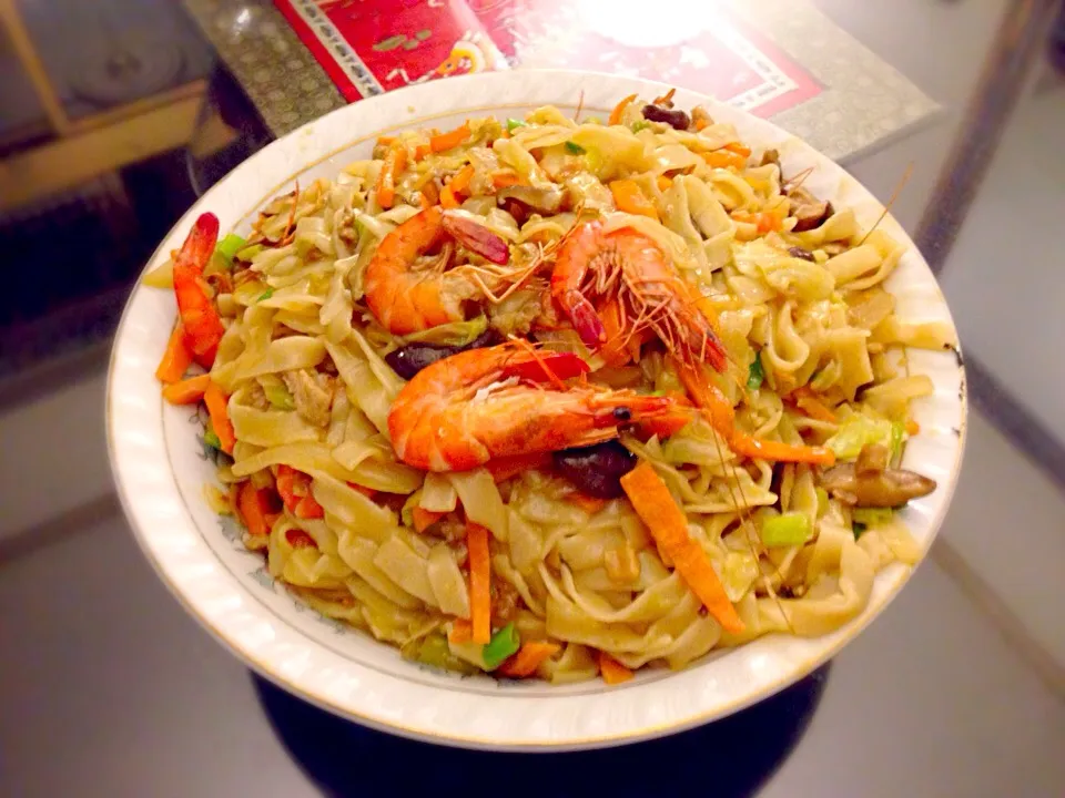 XO sauce noodle 😍😍🐙🐟|Nonononoさん