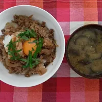 Snapdishの料理写真:おろし牛丼|あいのさん