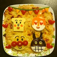 Snapdishの料理写真:♡アンパンマン グラタン ♡|MM21さん