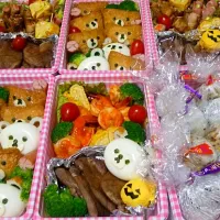 Snapdishの料理写真:運動会。今年も弁当買ったほうが安いやん弁当|Yumi Moriさん