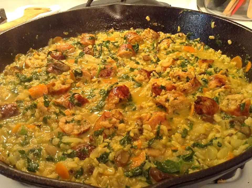 Chicken Sausage Paella-ish|melissaz73さん