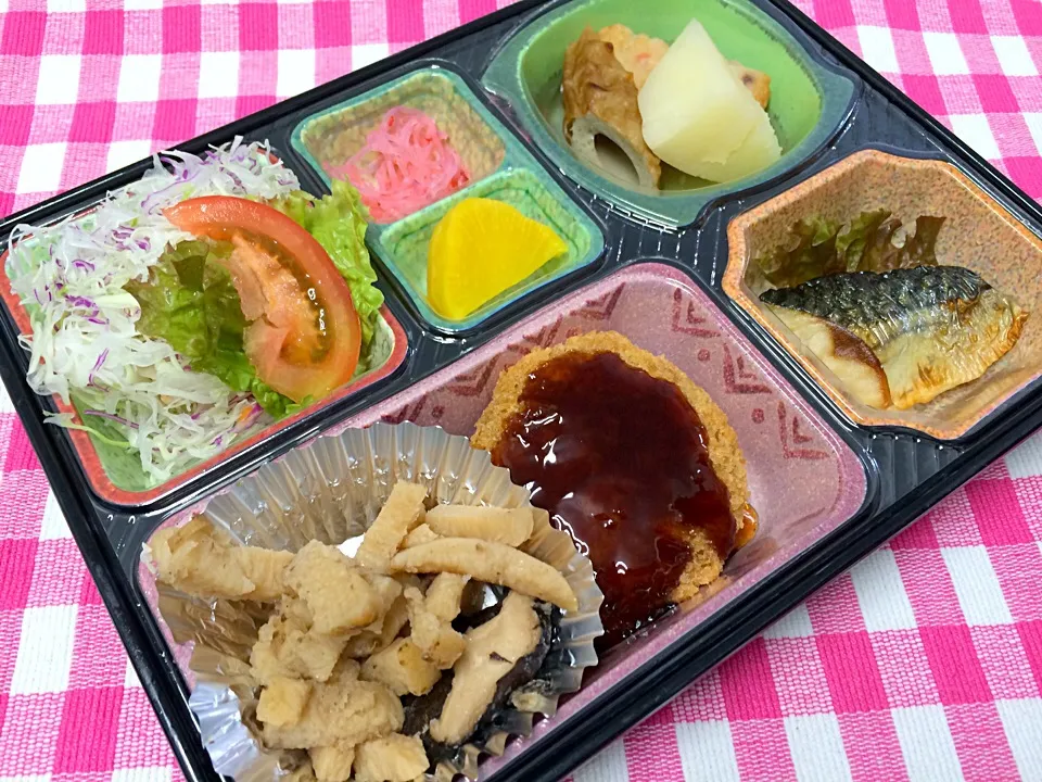 長芋と椎茸のバター醤油炒め 日替わり弁当 豊川市の宅配弁当店|Naokazu Kuritaさん