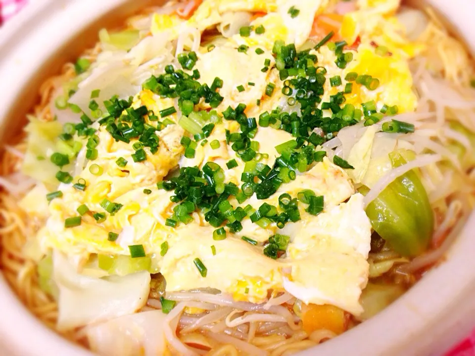 土鍋あんかけラーメン|ちるのさん