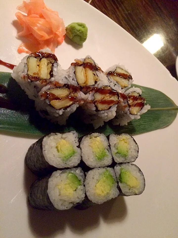 Snapdishの料理写真:Avacado and Sweet Potato Sushi|Rich Wagnerさん