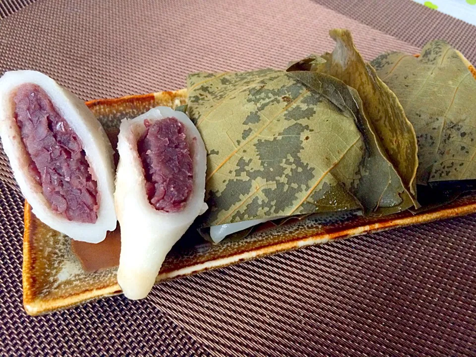 清水区黒川キャンプ場 笑味の里の朴葉餅 あんこ絶品です😋|佐野未起さん