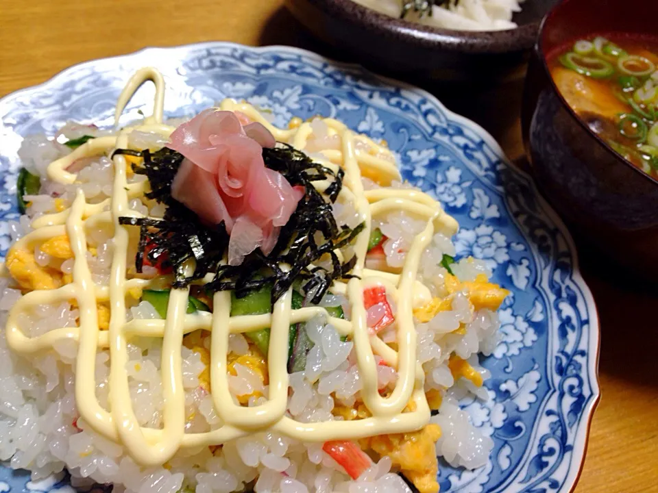 Snapdishの料理写真:台風の夜は簡単に。|川上千尋さん