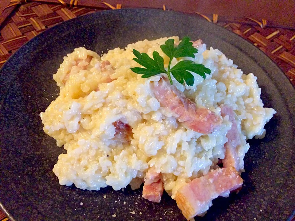 Cream risotto pancetta🍼ﾊﾟﾝﾁｪｯﾀのｸﾘｰﾑﾘｿﾞｯﾄ|🌈Ami🍻さん