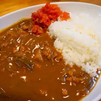 Snapdishの料理写真:茄子と挽肉のカレー|たこさん