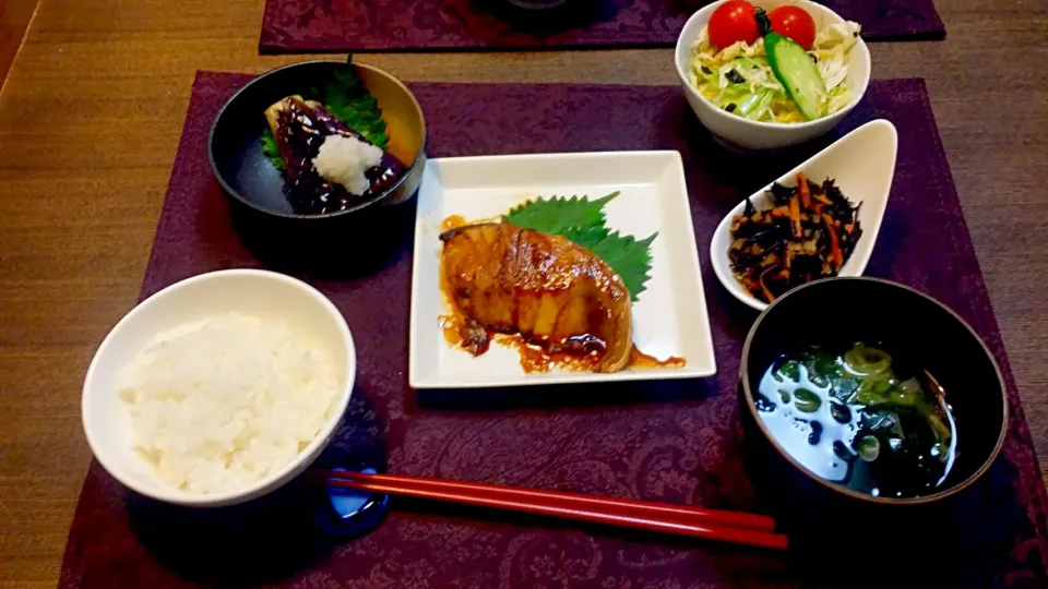 ぶりの照り焼きご飯|ゆりこさん