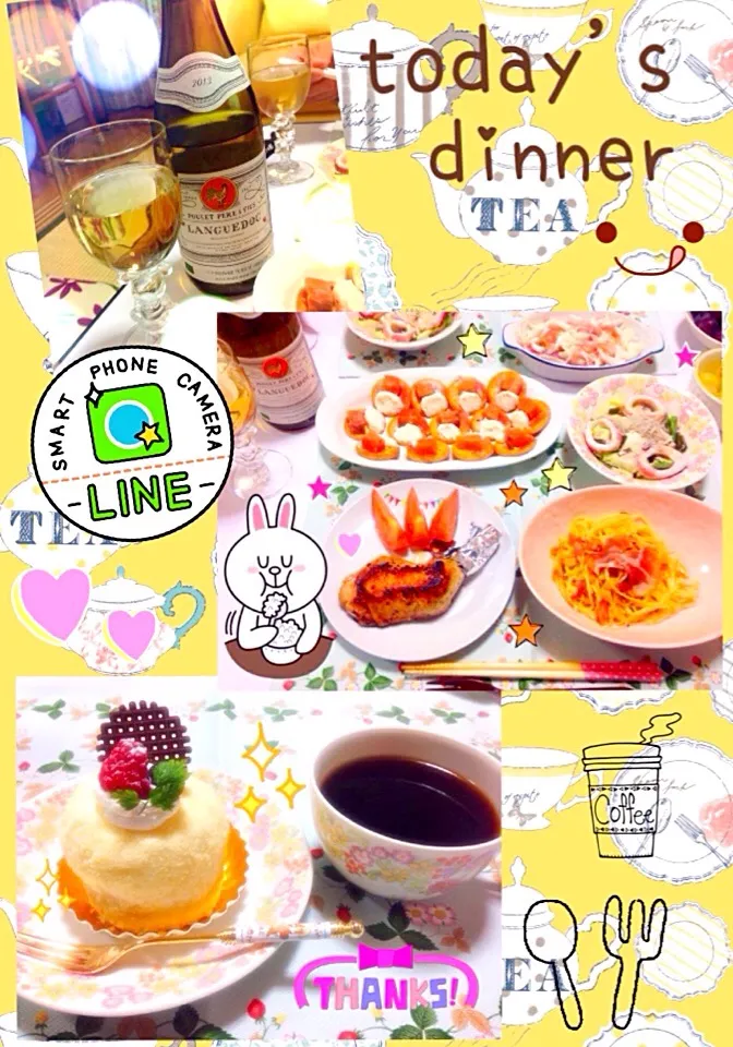 Snapdishの料理写真:おつかれさま会🍷✨|nacchan♪さん