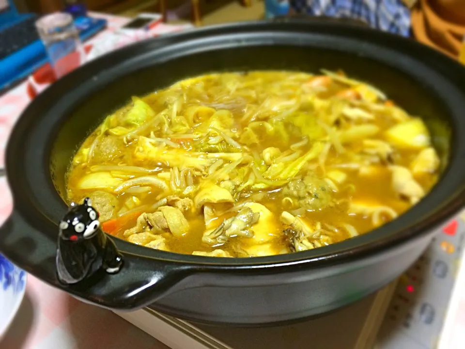 祭りの後、呼んでいただいたお家でカレー鍋を作っていただきました！‎〜٩(ˊᗜˋ )و‎"|大阪カレー部長さん