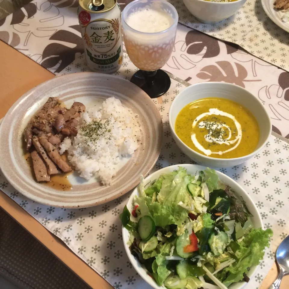 9日の晩ご飯|こずこずさん