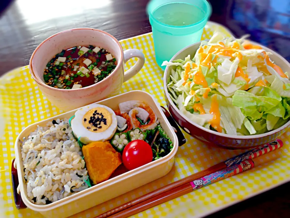 中間テスト中‼お家でお弁当( ´ ▽ ` )ﾉ|くりちさん