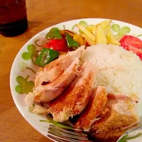 Snapdishの料理写真:シンガポールチキンライス|わかさん