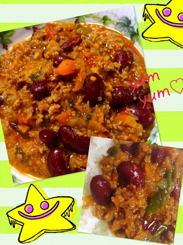 Snapdishの料理写真:Chili con carne - こんなんだっけ？ チリコンカン|cocoaさん