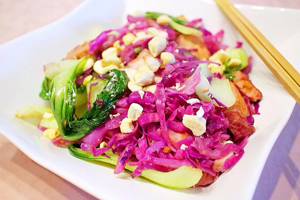 Snapdishの料理写真:Lovely colored stir fry w tofu #vegan|Leahさん