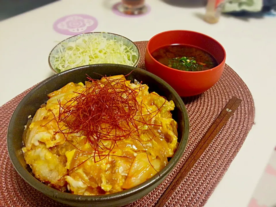 かつさとのキムチカツ丼を再現♪|MAAさん