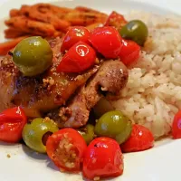 Chicken with Tomatoes and Olives|John Tompkinsさん